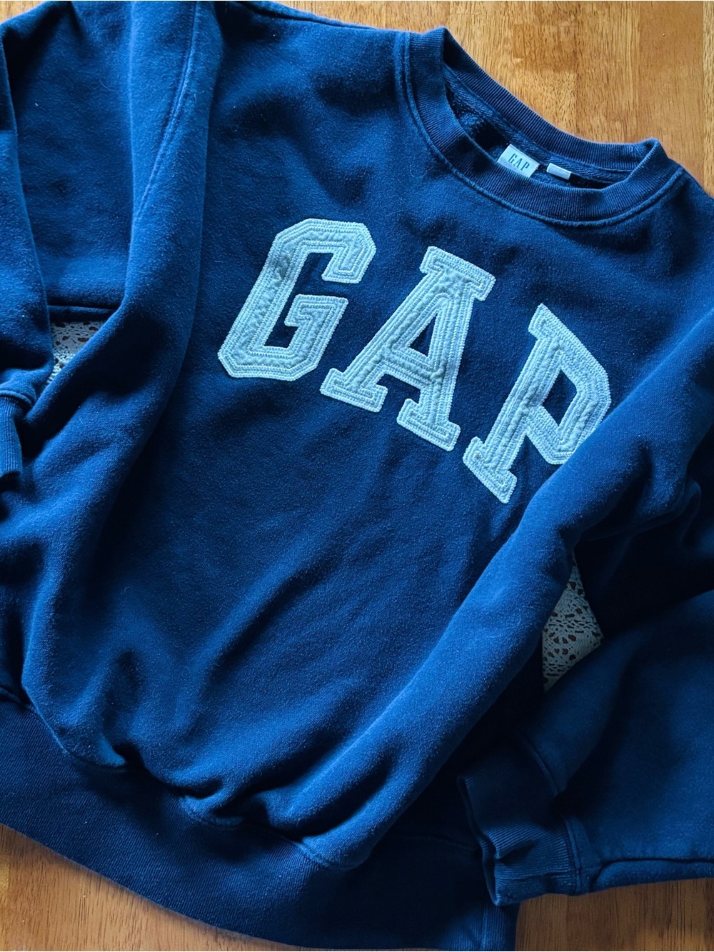GAP - Vintage inspired Blue crew neck